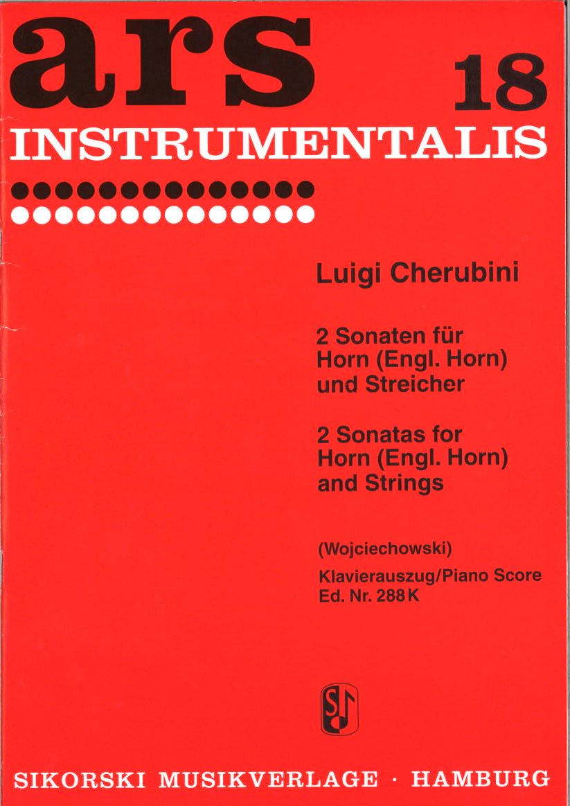Cherubini, 2 Sonaten (Hn/EHr,Pf) (Sikorski)