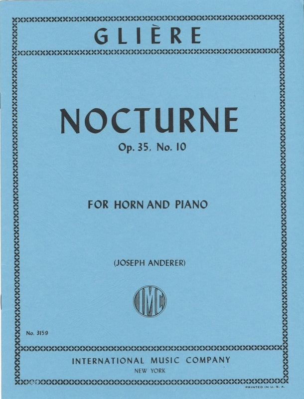 Gliere, Nocturne op. 35/10 (Anderer) (IMC)