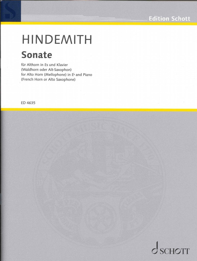 Hindemith, Althornsonate (Schott)