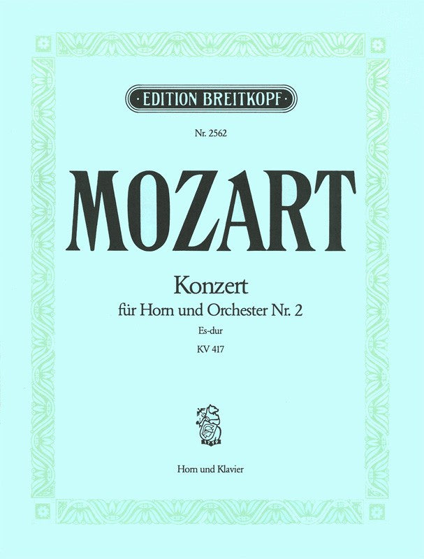 Mozart, Concerto KV 417 (No. 2) Kling (Breitkopf)