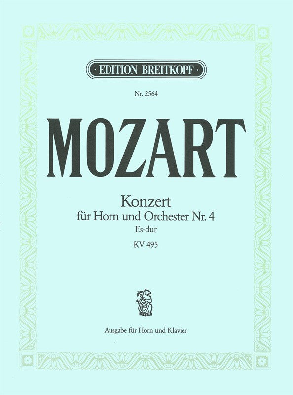 Mozart, Concerto KV 495 (No. 4) Kling (Breitkopf)