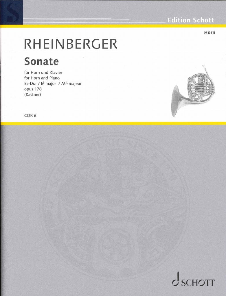 Rheinberger, Sonata op. 178 in Eb (Schott)