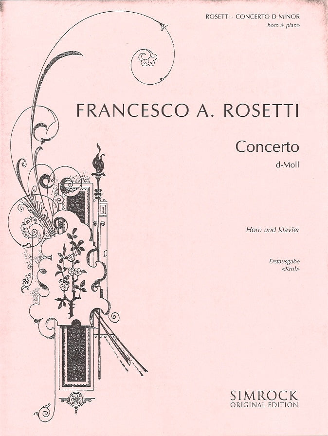 Rosetti, Concerto d-moll (Simrock)