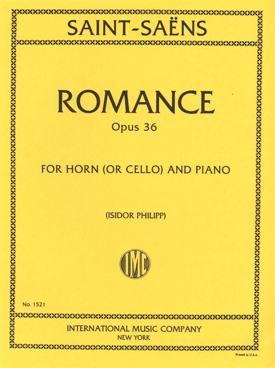 Saint-Saens, Romance op. 36 (Hn/Vc,Pf) (IMC)