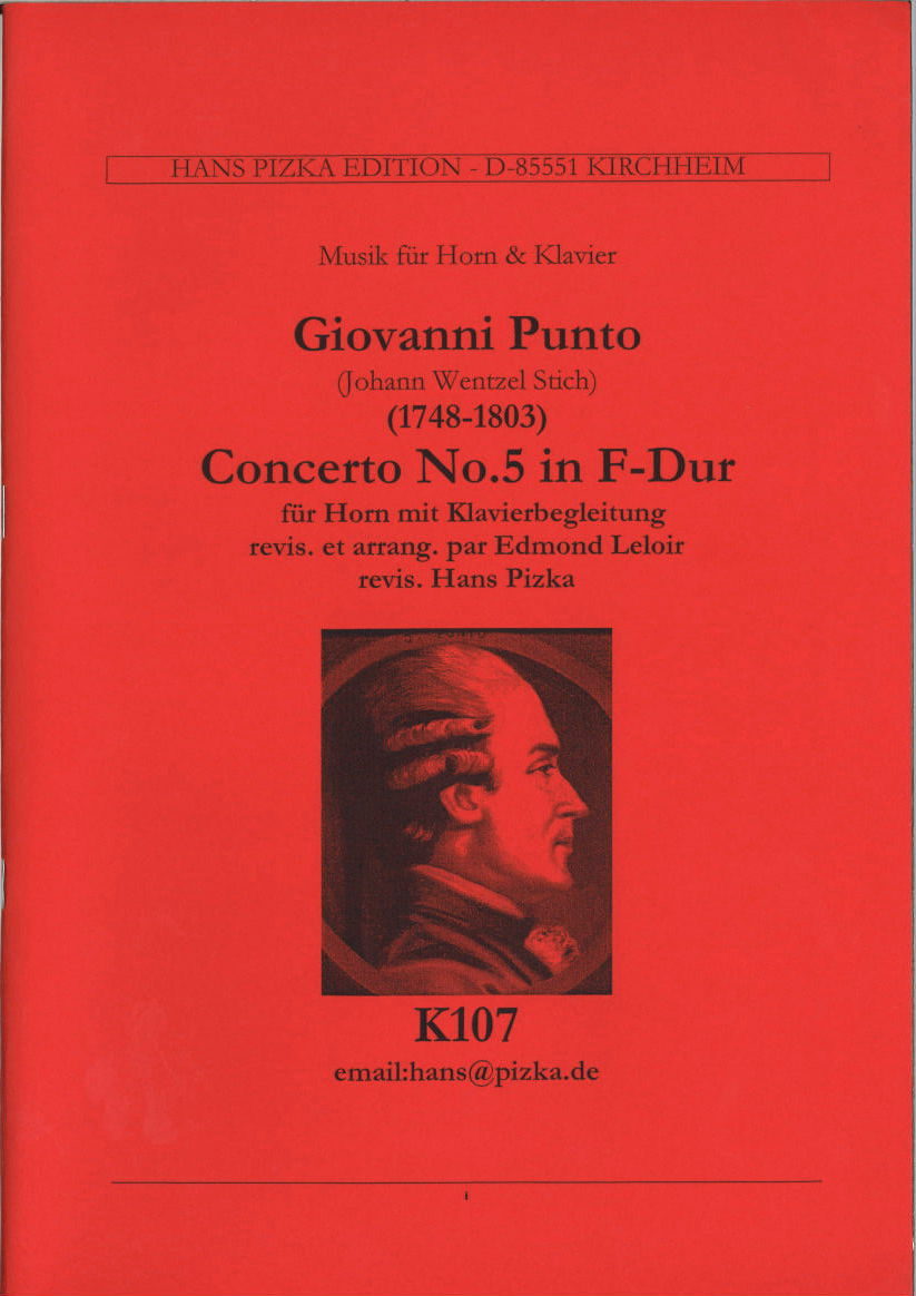 Punto[Stich], Concerto No. 5 in F (Ka We/Pizka)