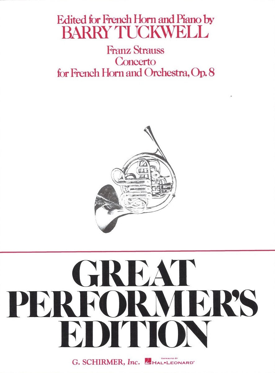 Strauss,F., Concerto op. 8 (Tuckwell) (G.Schirmer)