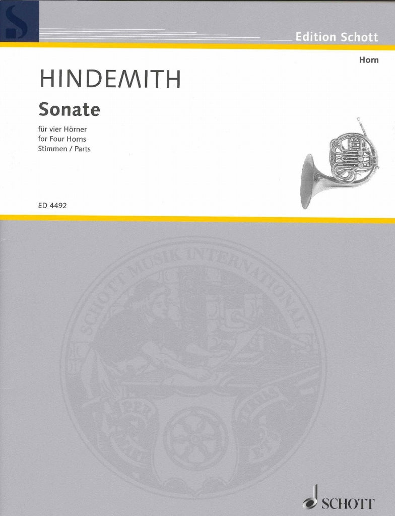 Hindemith, Sonate (4Hn: Parts) (Schott)