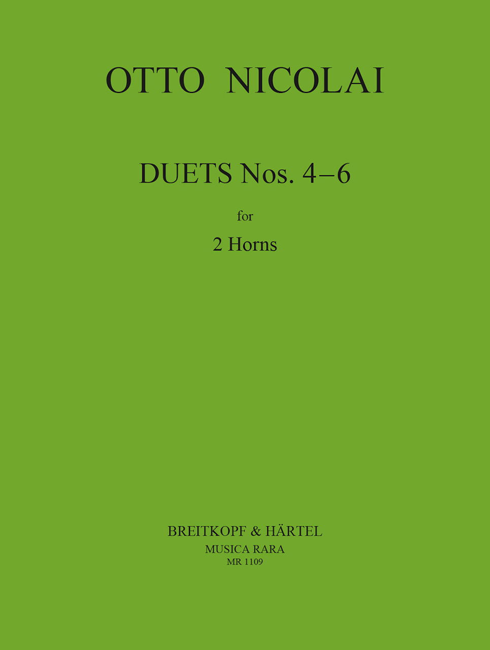 Nicolai, Duets No. 4-6 (2Hn) (Musica Rara)