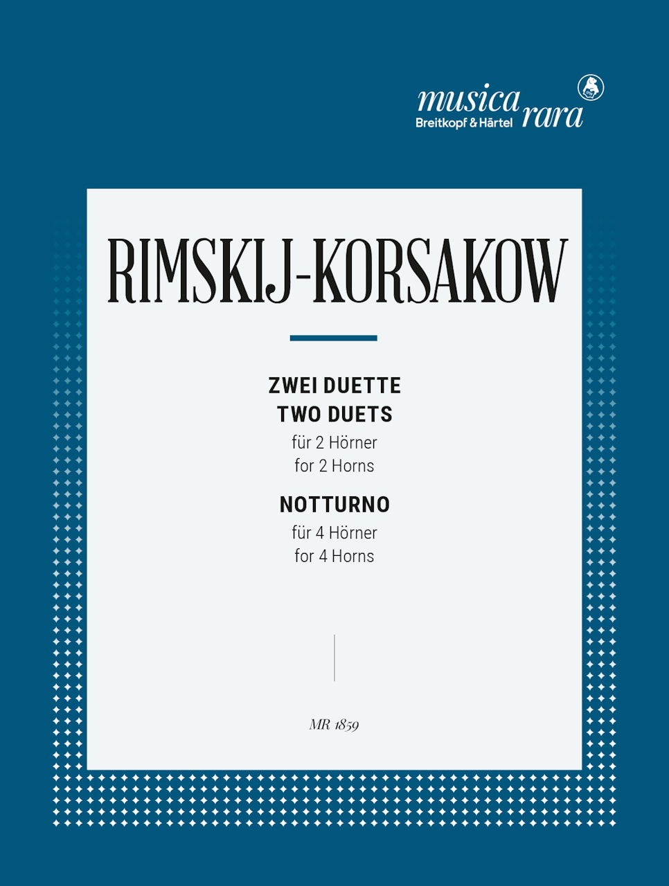 Rimsky-Korsakov, 2 Duets; Notturno (Musica Rara)