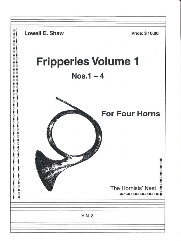 Shaw, Fripperies 1 (4Hn) (Hornists' Nest)