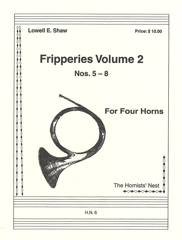 Shaw, Fripperies 2 (4Hn) (Hornists' Nest)
