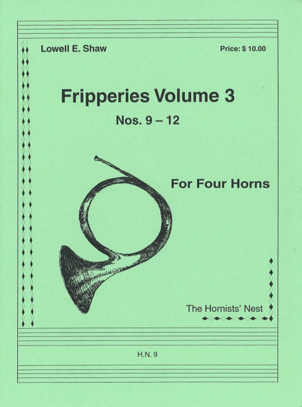 Shaw, Fripperies 3 (4Hn) (Hornists' Nest)