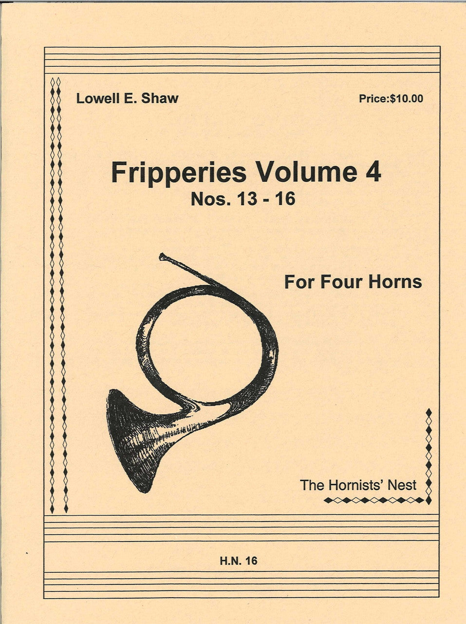 Shaw, Fripperies 4 (4Hn) (Hornists' Nest)