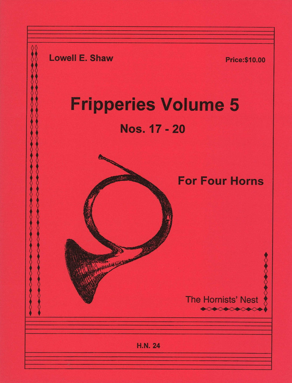 Shaw, Fripperies 5: No. 17-20 (4Hn) (Hornists' Nest)