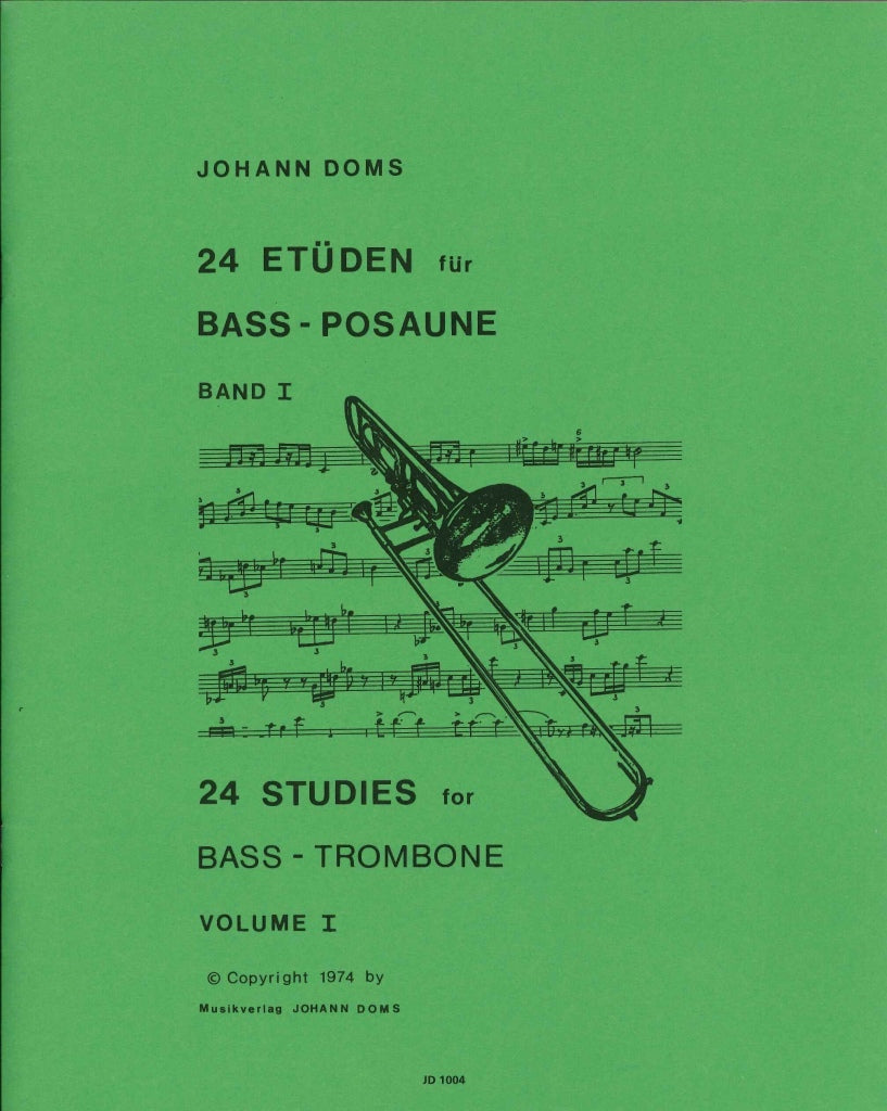 Doms, 24 Etuden fur Bass-Posaune (J.Doms)