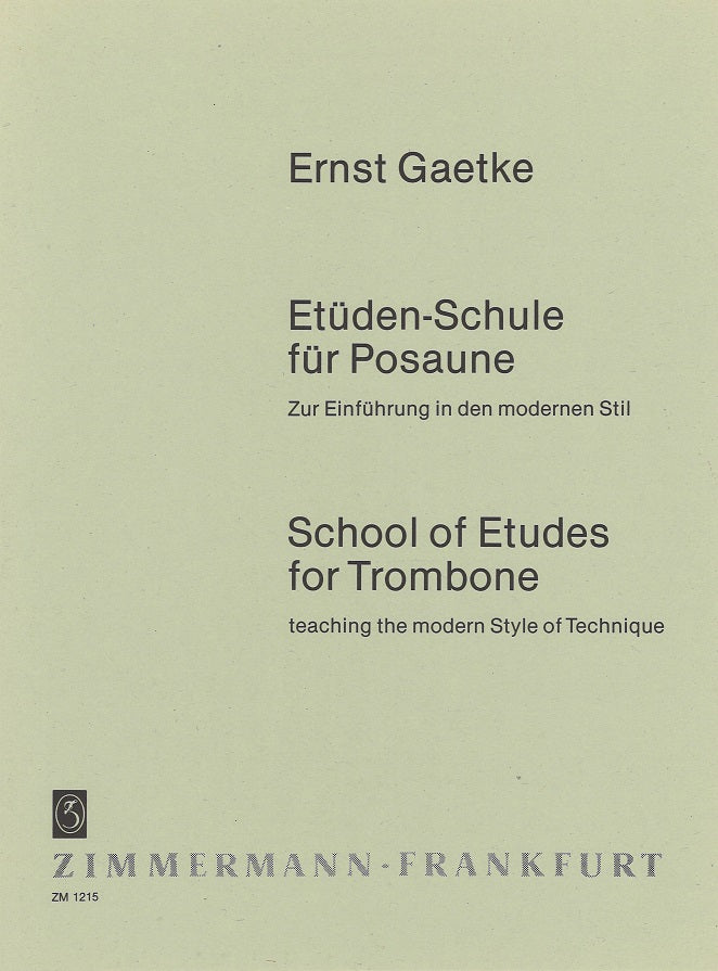 Gaetke, Etuden-Schule (Zimmermann)