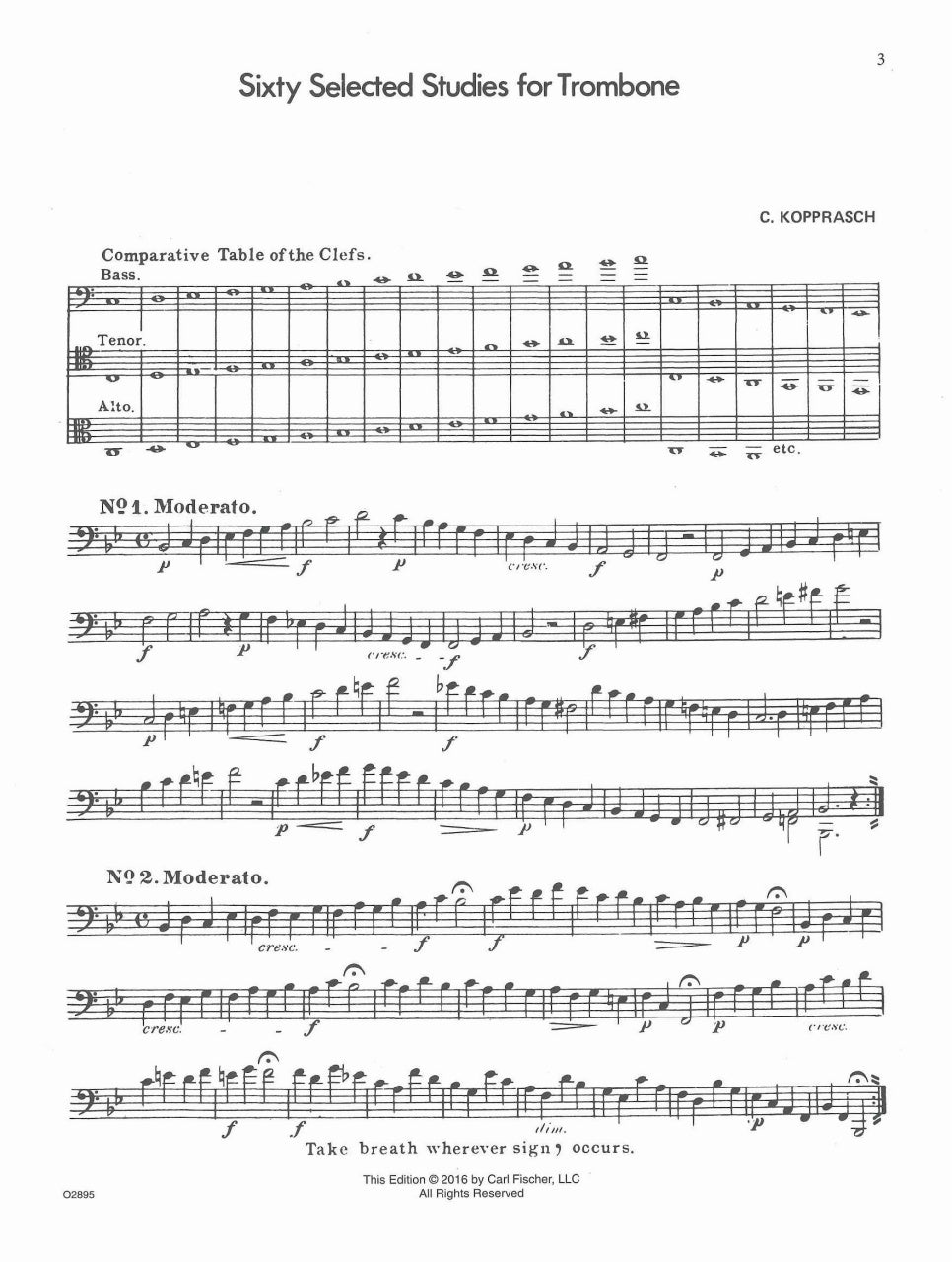 Kopprasch, 60 Selected Studies, 1 (Carl Fischer)