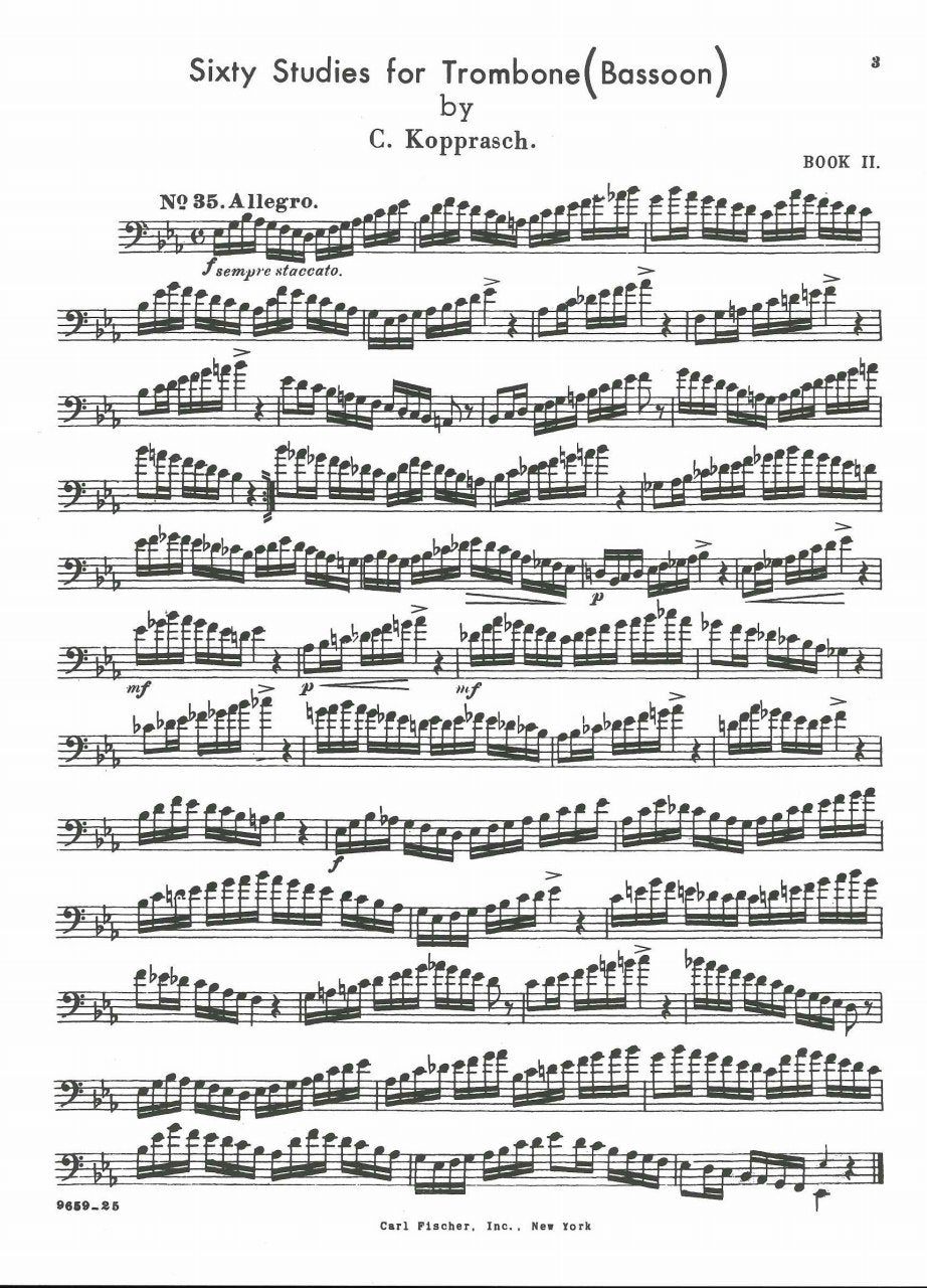 Kopprasch, 60 Selected Studies, 2 (Carl Fischer)