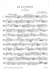 Paudert, 24 Etuden (Hofmeister)