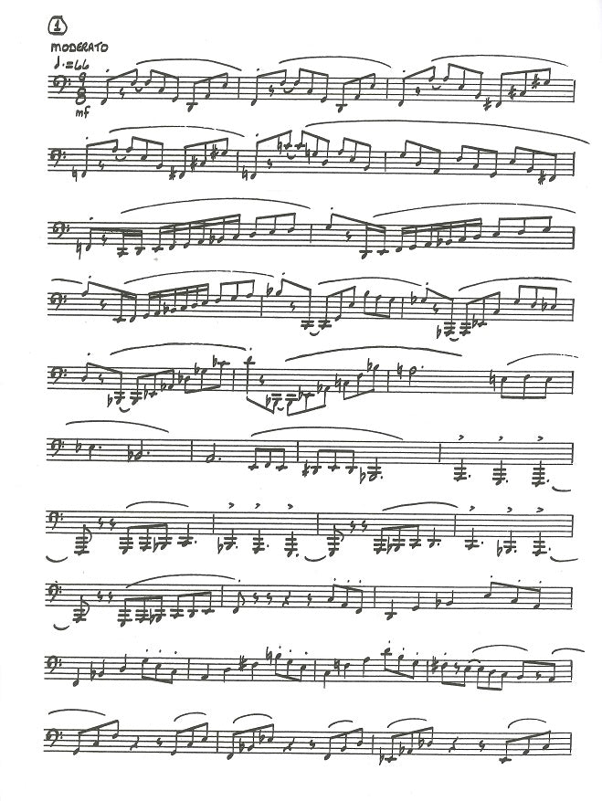 Pederson, Advanced Etudes for Bass Tbn. (Belwin/Alfred)