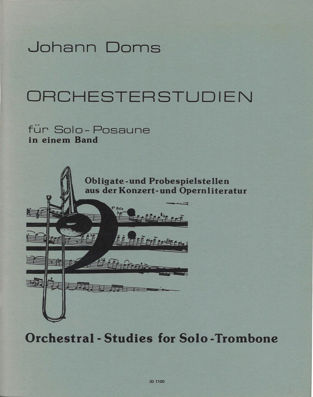 Doms, Orchesterstudien fur Solo-Pausaune (J.Doms)