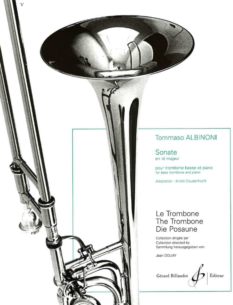 Albinoni, Sonate en Re (BsTbn/Tba,Pf) (Billaudot)