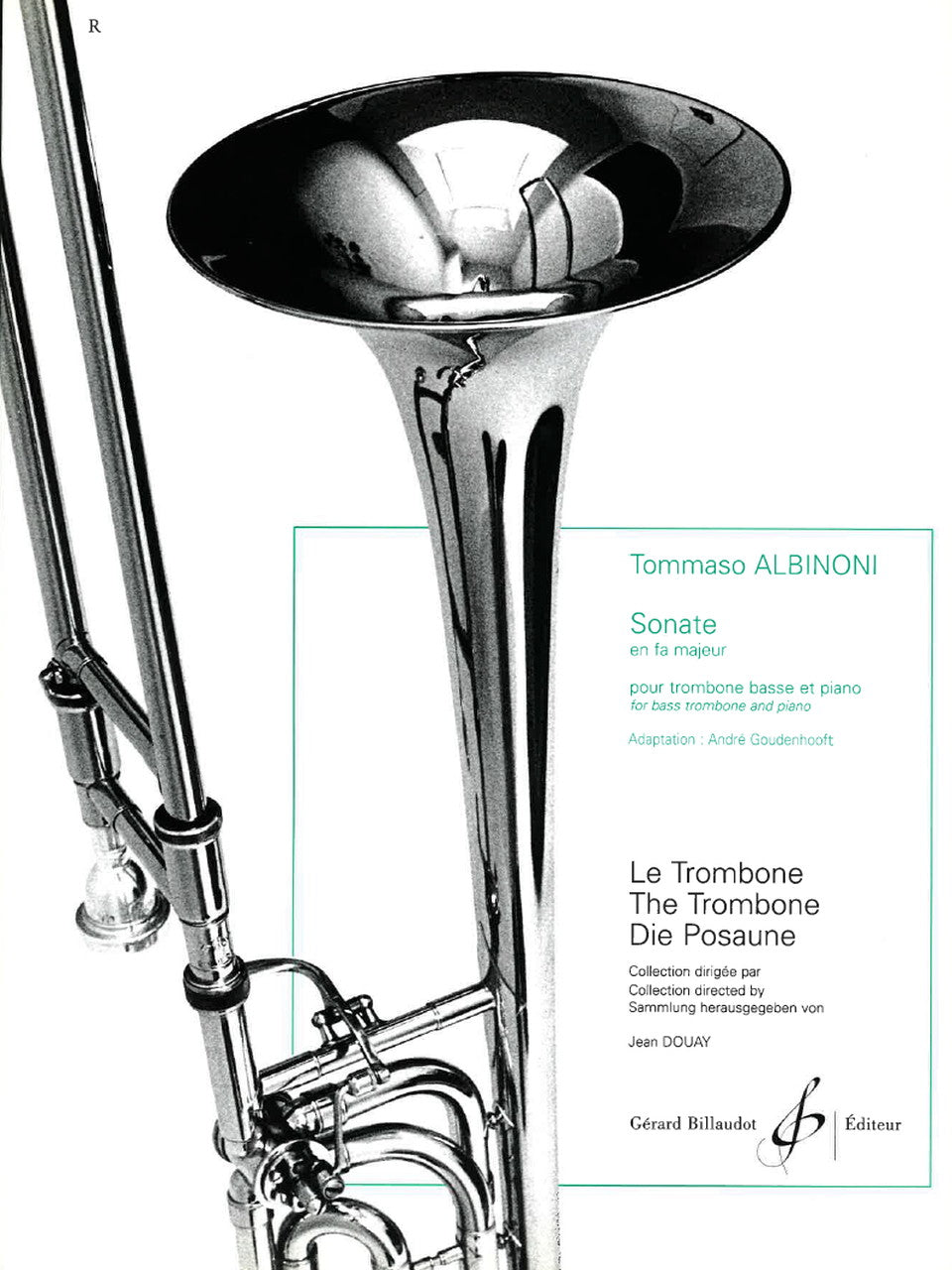 Albinoni, Sonate en Fa (BsTbn,Pf) (Billaudot)