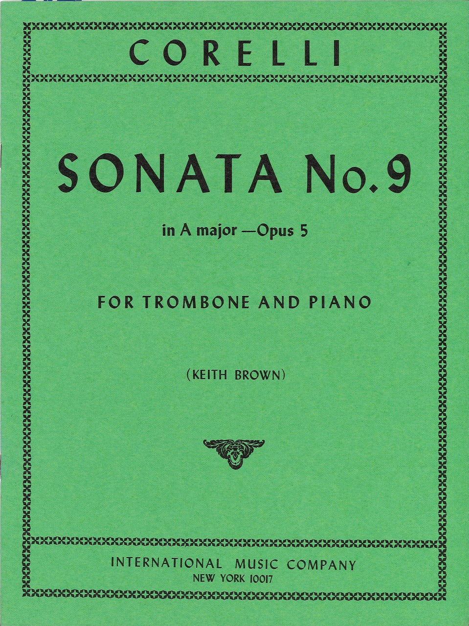 Corelli,A., Sonata No.9, A major (IMC)