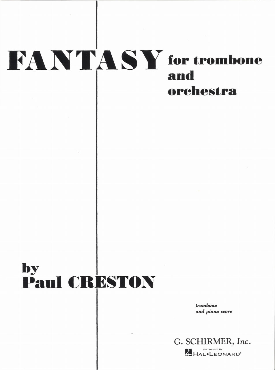 Creston, Fantasy op. 42 (G.Schirmer)