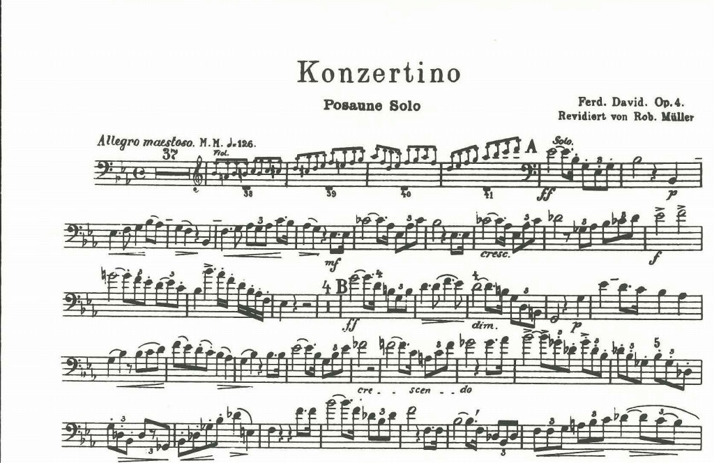 David, Concertino op. 4 in Eb (Muller) (Zimmermann)