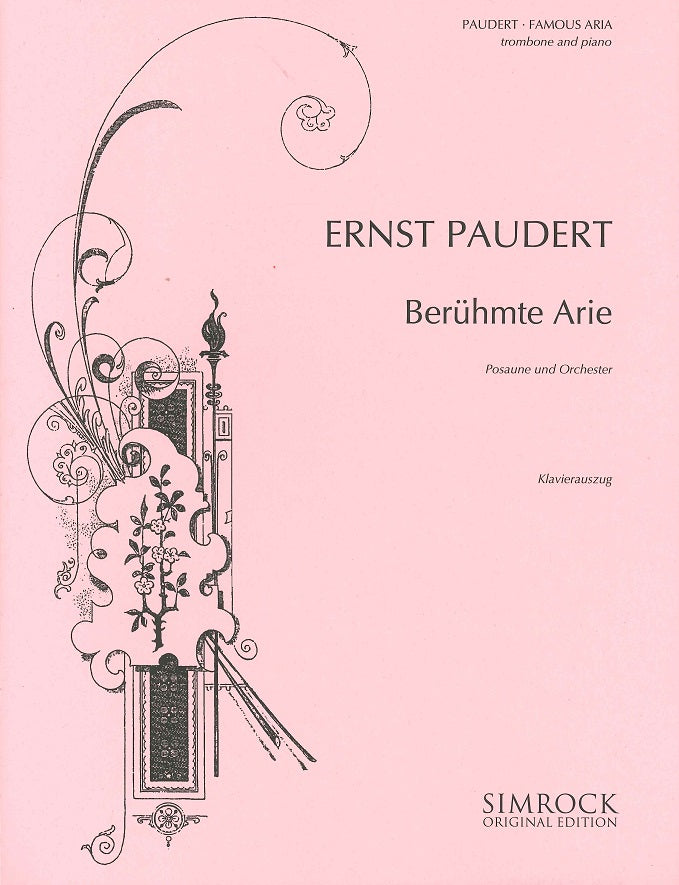 Paudert, Beruhmte Arie (Weninger) (Simrock)