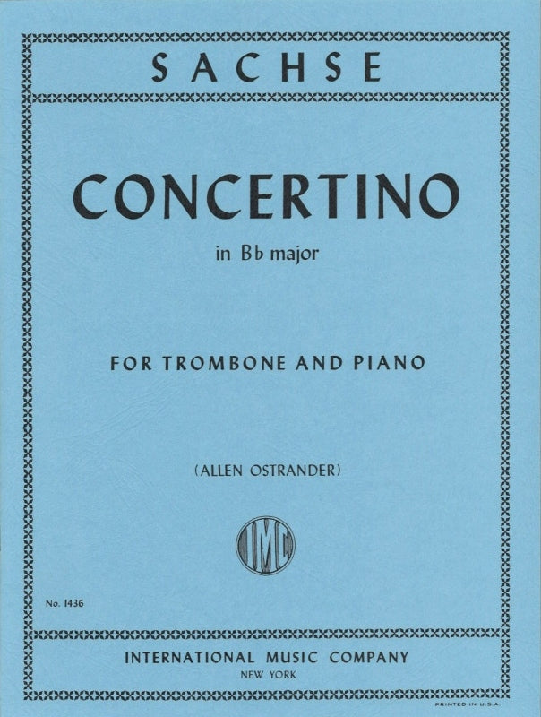 Sachse, Concertino in Bb (Ostrander) (IMC)