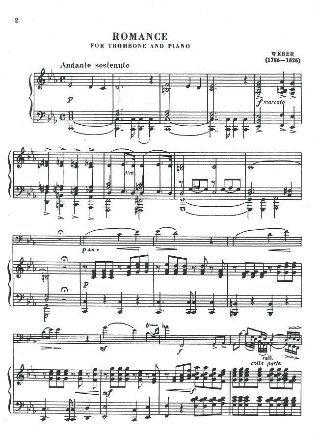 Weber, Romance (Kalmus/Alfred)