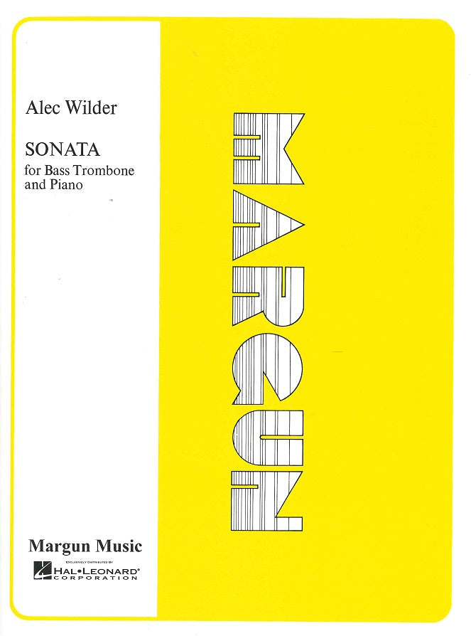 Wilder, Sonata for Bass Trombone & Piano (Margun Music)