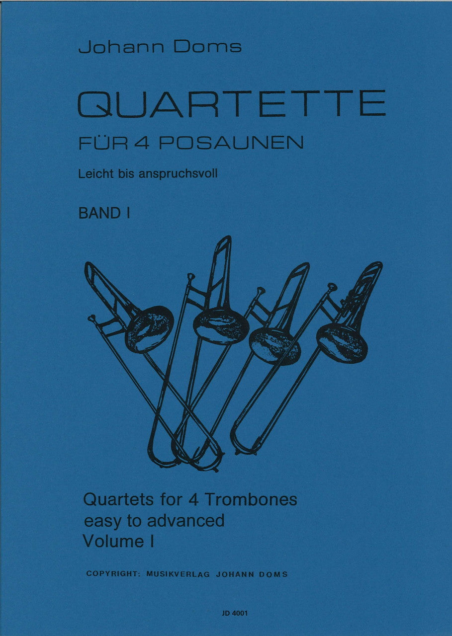 Doms, 13 Quartette fur 4 Posaunen Bd.I (J.Doms)