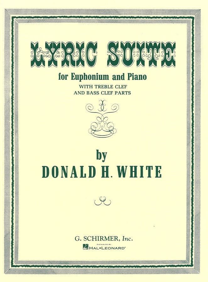 White, Lyric Suite (Euph,Pf) (G.Schirmer)