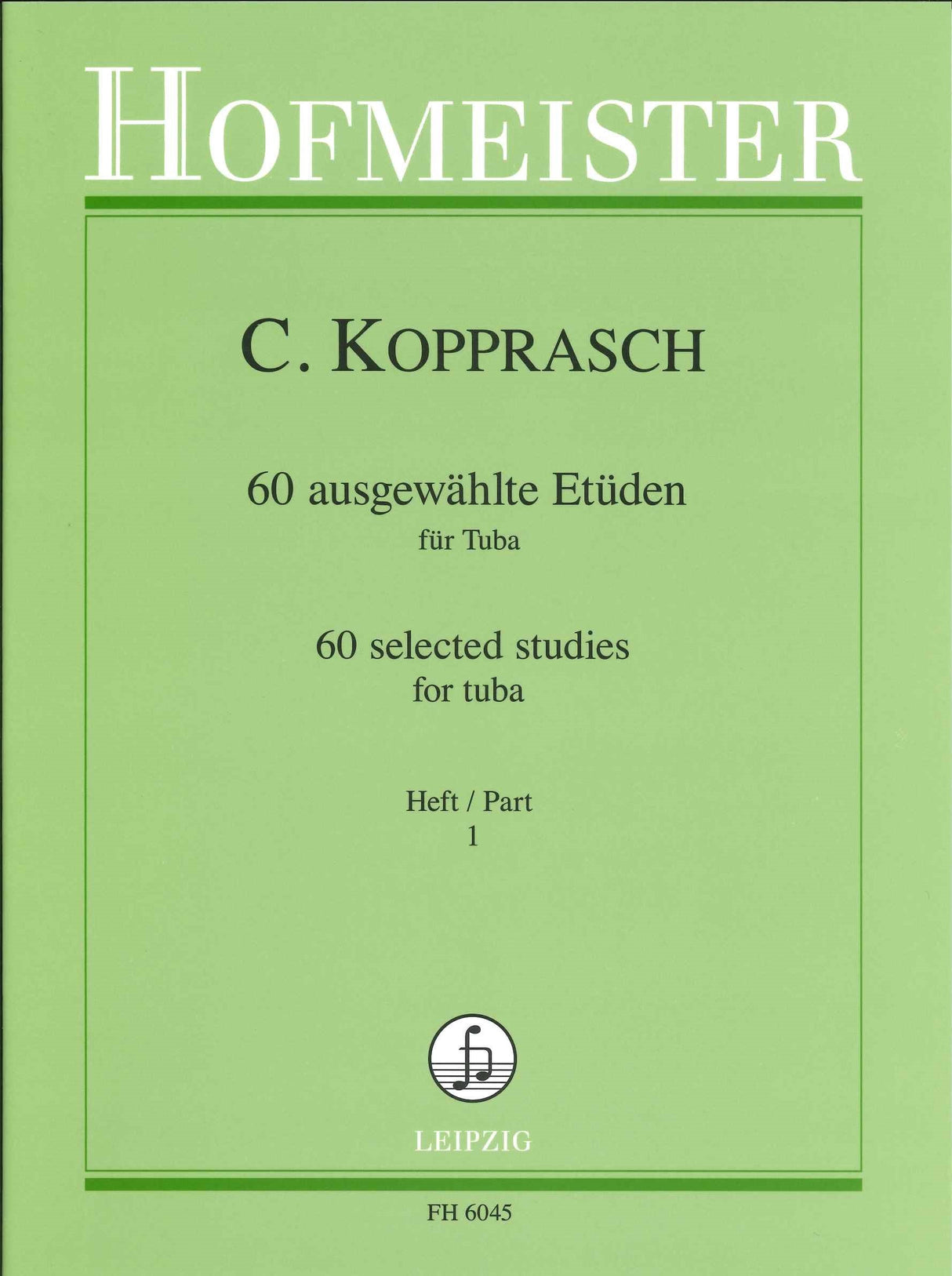 Kopprasch, 60 Ausgewahlte Etuden, 1 (Hofmeister)