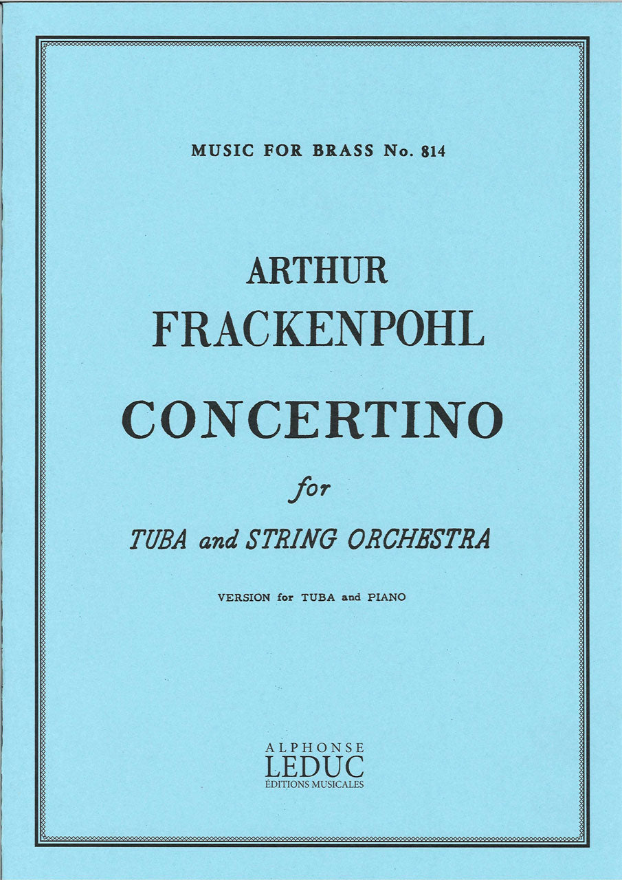 Frackenpohl, Concertino (Robert King/Leduc)
