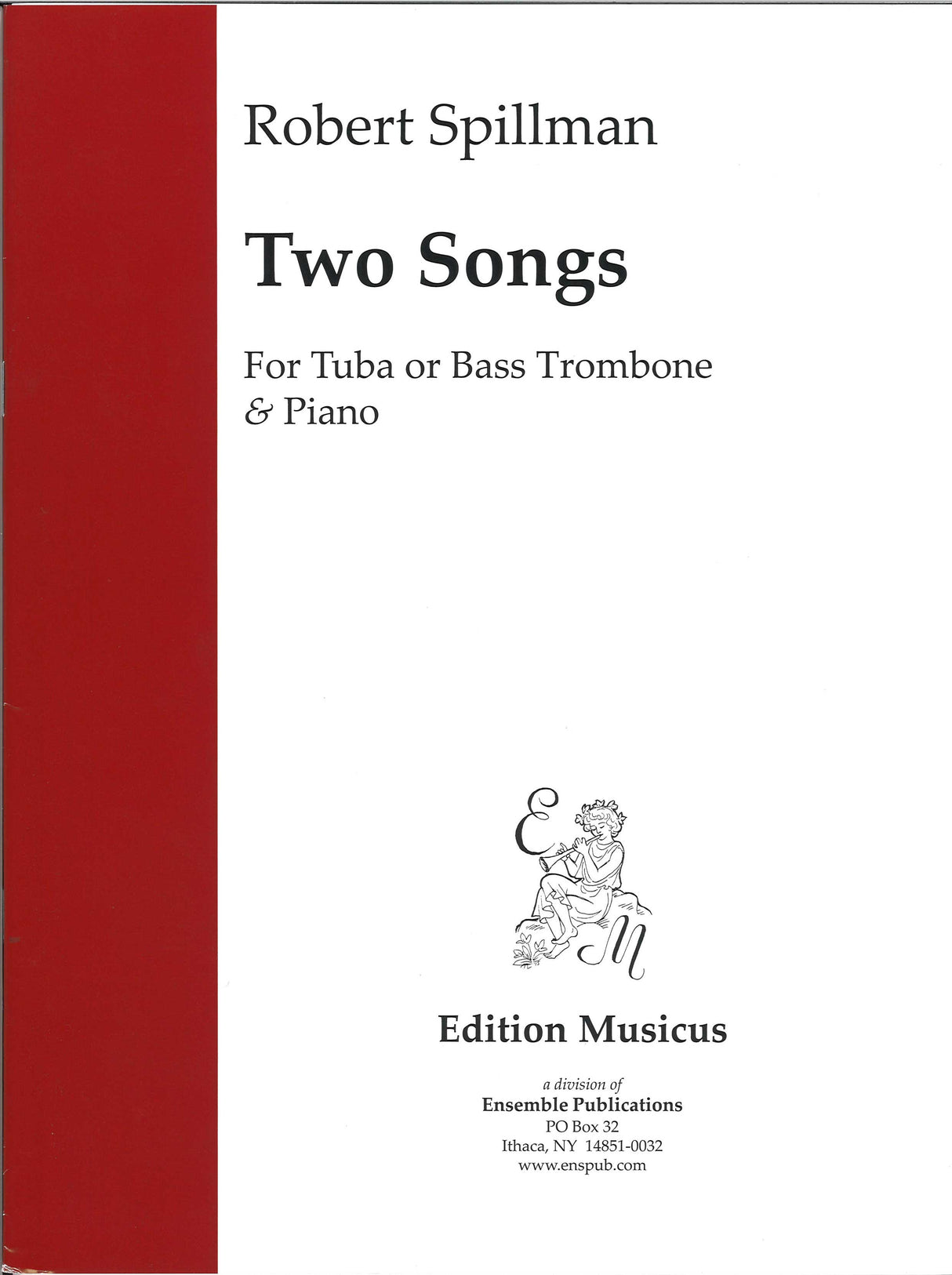 Spillman, 2 Songs (Tba/BTbn,Pf) (Edition Musicus)