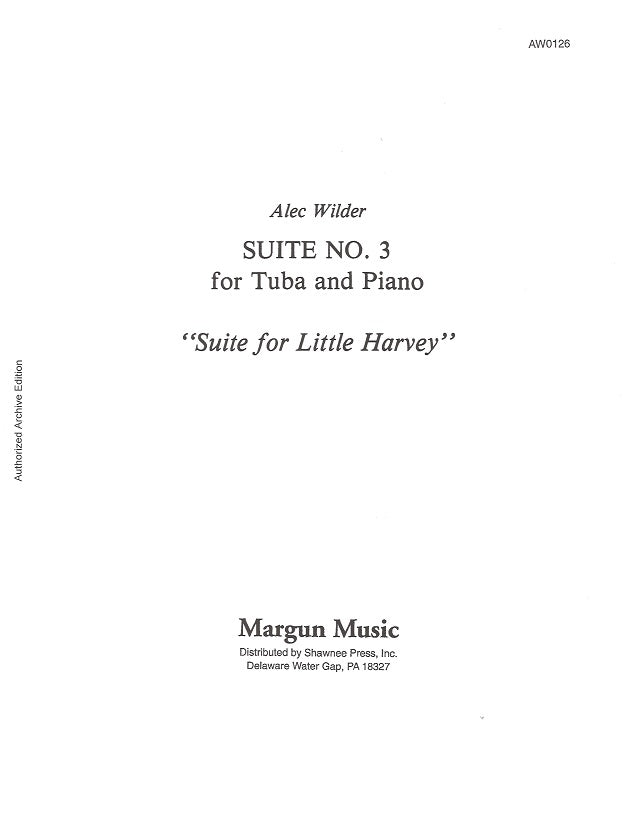 Wilder, Suite No.3 for Little Harvey (Margun Music)