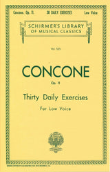 Concone, 30 Daily Exercises op. 11 (L) (G.Schirmer)