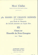 Challan, 380 Donnes 10a: Textes (Leduc)