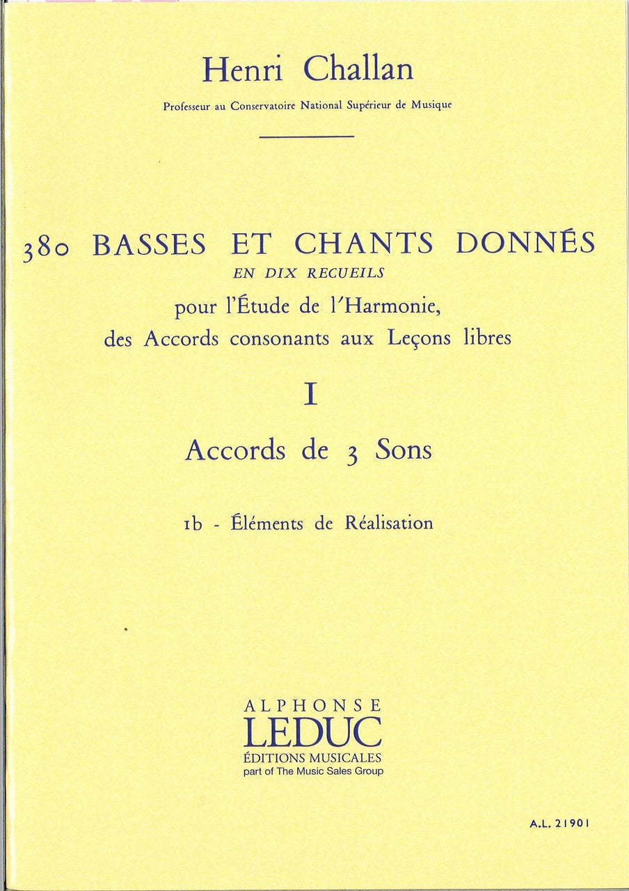 Challan, 380 Donnes 1b: Realisation (Leduc)