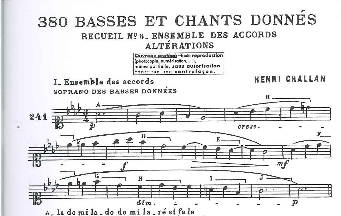 Challan, 380 Donnes 6b: Realisation (Leduc)