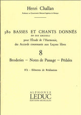 Challan, 380 Donnes 8b: Realisation (Leduc)