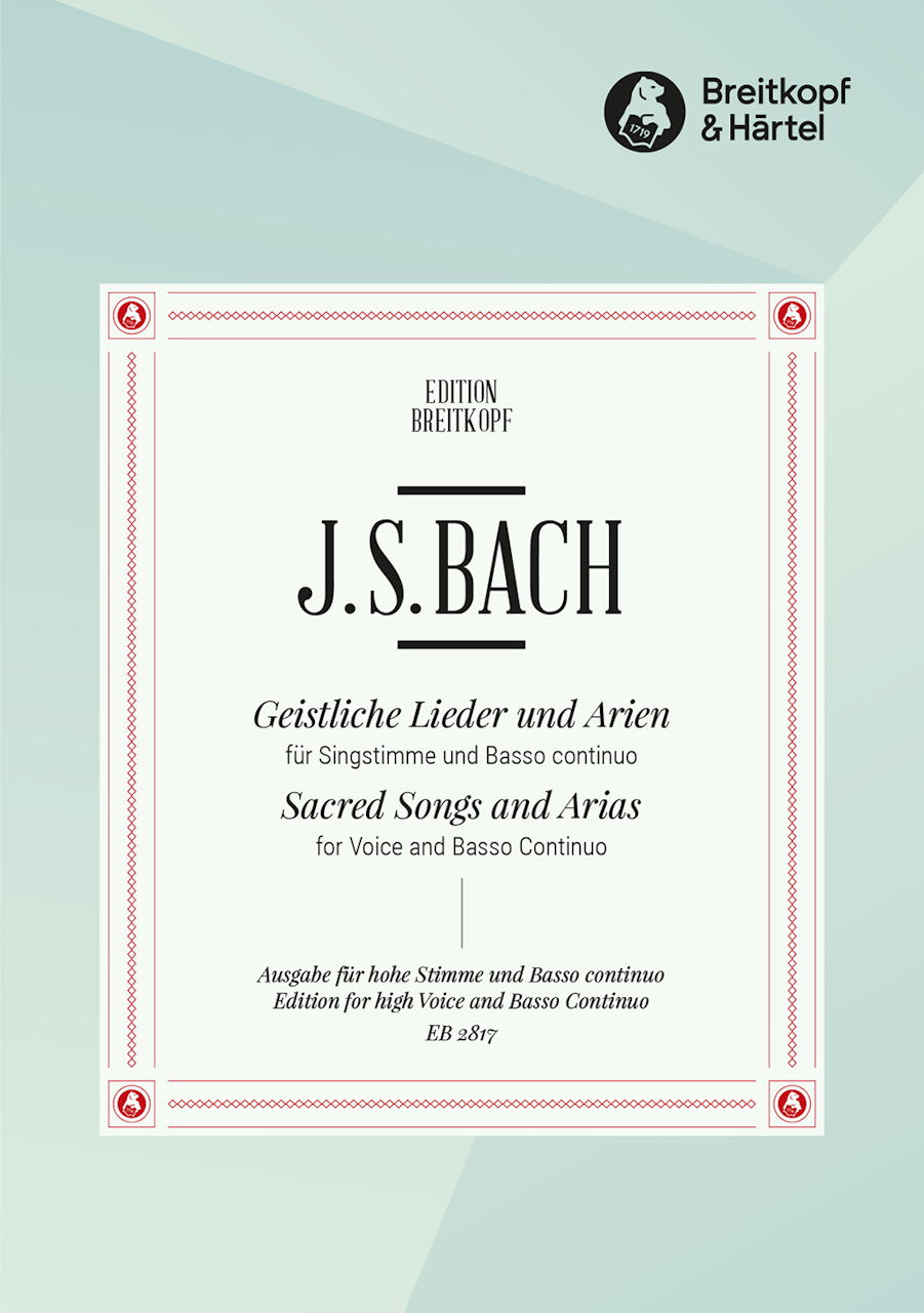 Bach, Geistliche Lieder und Arien (h) (Breitkopf)