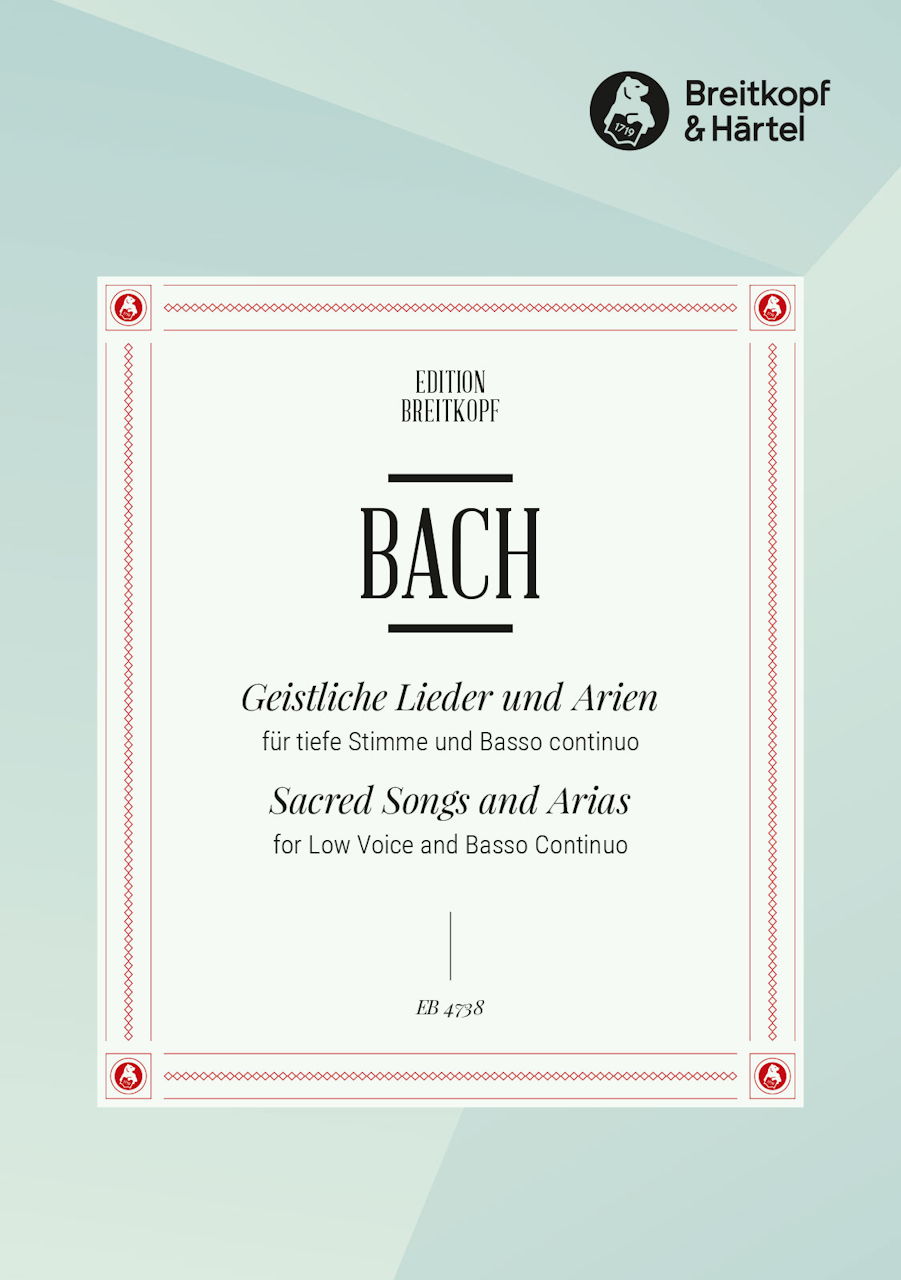 Bach, Geistliche Lieder und Arien (t) (Breitkopf)