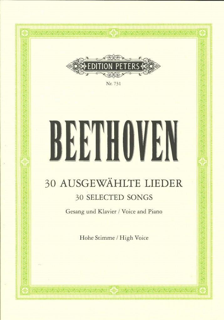 Beethoven, 30 Lieder (H) (Peters)