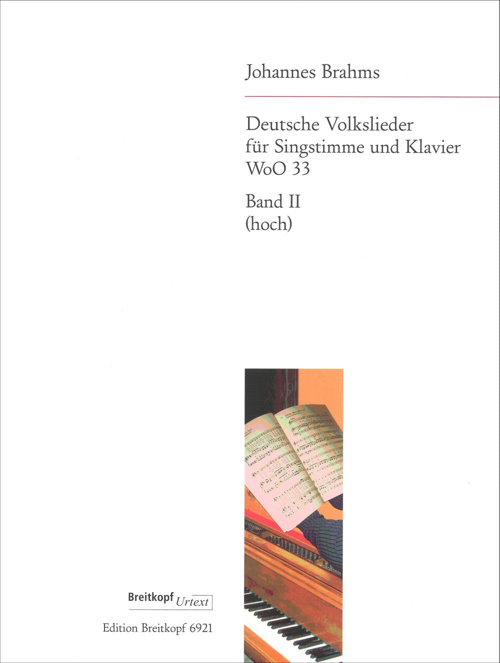 Brahms, Deutsche Volkslieder 2 (H=orig) (Breitkopf)