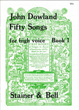 Dowland, 50 Songs 1 (high) (Stainer & Bell)